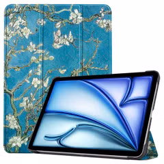imoshion Coque tablette Design Trifold Apple iPad Air 13 pouces (2026) M4 / (2025) M3 / (2024) M2 - Green Plant