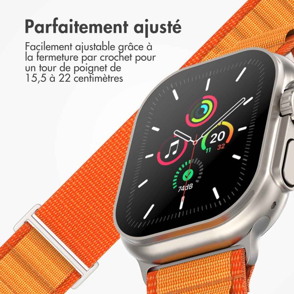 imoshion Bracelet en nylon Alpine Apple Watch | 38/40/41/42 mm - Orange