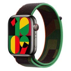 Apple Bracelet Sport Loop Apple Watch | 44/45/46/49 mm - Black Unity