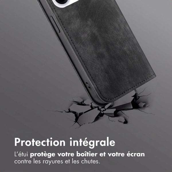 imoshion Étui de téléphone portefeuille Slim Oppo Reno 16 / 16 Pro - Noir