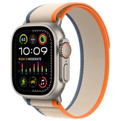 Apple Bracelet Trail Loop Apple Watch | 44/45/46/49 mm - Taille S/M - Orange & Beige
