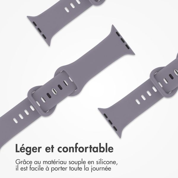 imoshion Bracelet en silicone⁺ Apple Watch | 38/40/41/42 mm - Taille S/M - Lavender