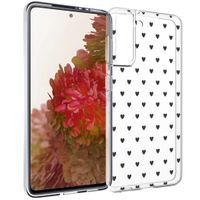 imoshion Coque Design Samsung Galaxy S21 - Hearts All Over Black