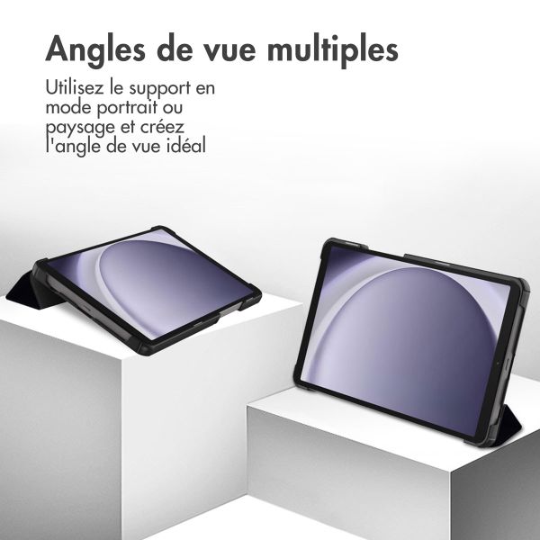 imoshion Coque tablette Design Trifold Samsung Galaxy Tab A11 / A9 8.7 pouces - Don't touch