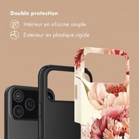 Selencia Coque arrière Vivid Apple iPhone 18 Pro Max / 17 Pro Max - Vintage Peony