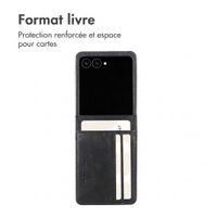 imoshion Étui de télephone portefeuille Luxe Samsung Galaxy Z Flip 8 - Noir