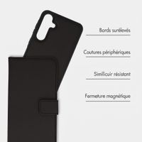 imoshion Étui portefeuille luxe 2-en-1 amovible Samsung Galaxy A55 - Noir