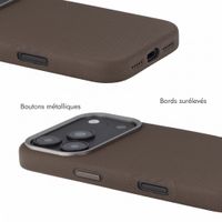 Accezz Coque arrière Mesh avec MagSafe Apple iPhone 17 Pro - Marron