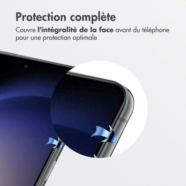 Accezz Protecteur d'écran en verre trempé + Applicateur Samsung Galaxy S23