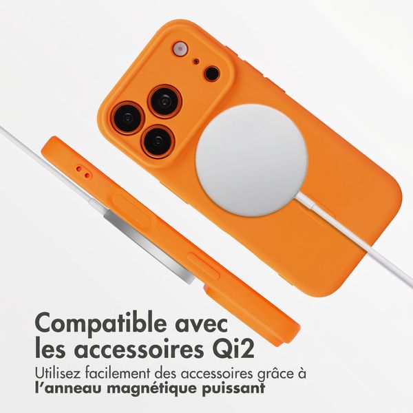 imoshion Coque Couleur avec MagSafe Apple iPhone 18 Pro Max / 17 Pro Max - Orange
