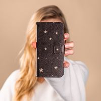 imoshion Design Softcase Bookcase Samsung Galaxy S21 - Stars Gold