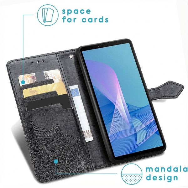 imoshion Etui de télephone Mandala Sony Xperia 10 III - Noir