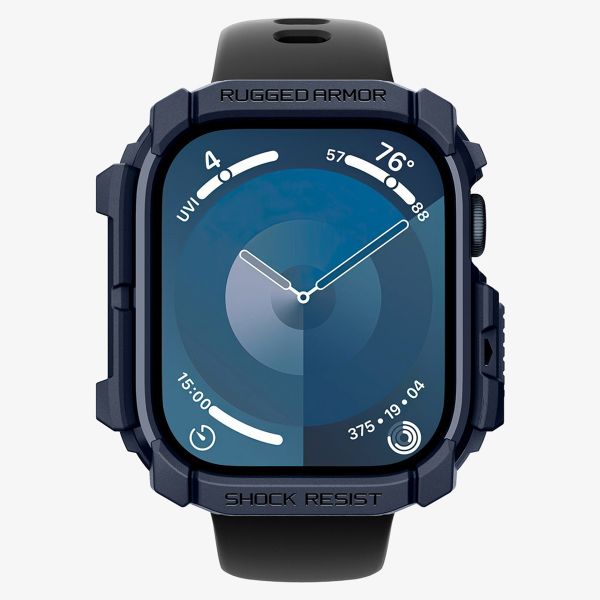 Spigen Coque Rugged Armor™ Apple Watch 10 / 11 - 46 mm - Navy Blue