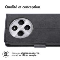 imoshion Étui de télephone portefeuille de luxe Xiaomi Redmi 14C - Noir