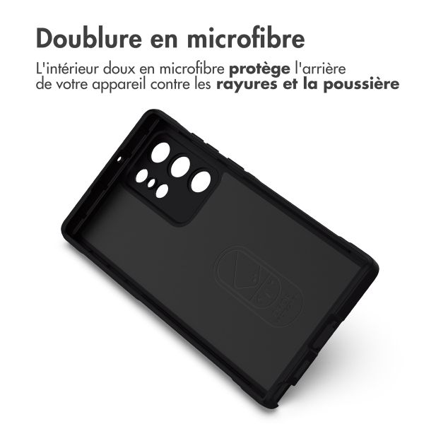 imoshion EasyGrip Backcover Samsung Galaxy S22 Ultra - Noir