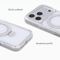 Accezz Coque Ring Stand avec MagSafe Apple iPhone 18 Pro / 17 Pro - Transparent