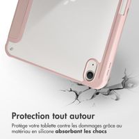imoshion Coque tablette Origami Apple iPad 11 (2025) 11 pouces A16 / iPad 10 (2022) 10.9 pouces - Rose