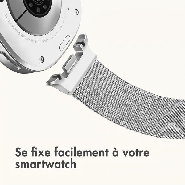 imoshion Bracelet magnétique milanais Samsung Galaxy Watch Ultra 2 (2026) / Ultra (2024/2025) - Argent