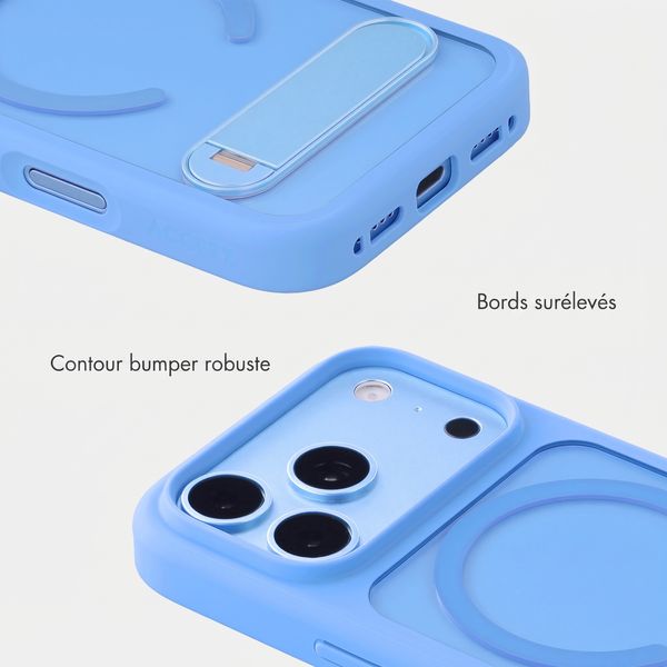 Accezz Coque arrière Hold avec MagSafe Apple iPhone 18 Pro / 17 Pro - Light Blue
