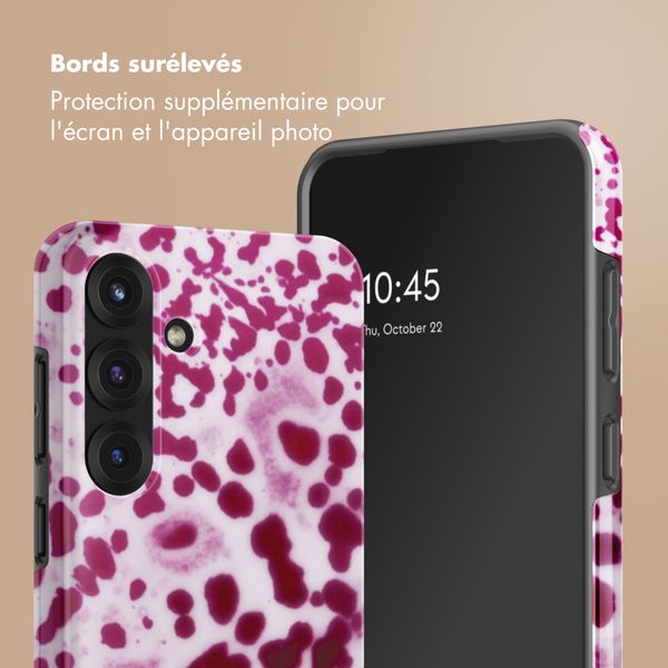 Selencia Coque arrière Vivid avec MagSafe Samsung Galaxy S25 - Cosmic Orchid