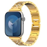 Selencia Bracelet à maillons scintillants Apple Watch | 38/40/41/42 mm - Doré