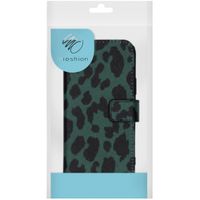 imoshion Design Softcase Bookcase Samsung Galaxy S21 Ultra - Green Leopard