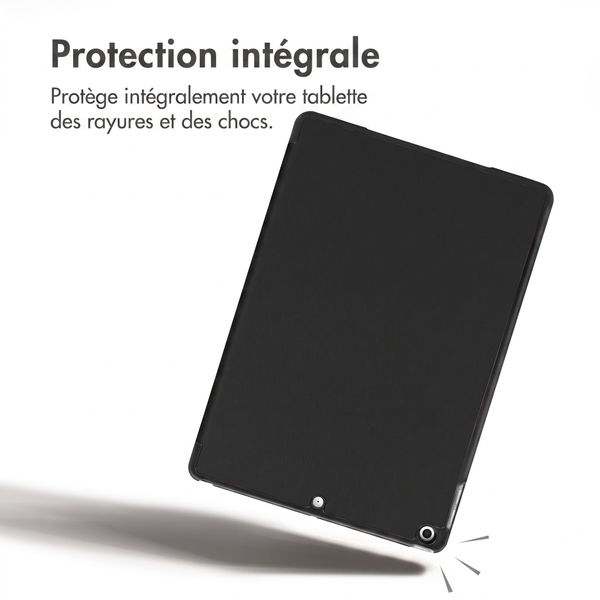 imoshion Coque tablette Trifold Apple iPad 9 (2021) 10.2 pouces / iPad 8 (2020) 10.2 pouces / iPad 7 (2019) 10.2 pouces - Noir