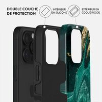 Burga Coque arrière Tough Apple iPhone 16 Pro - Emerald Pool
