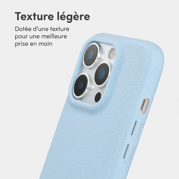 imoshion Coque arrière Texture Apple iPhone 14 Pro - Bleu clair