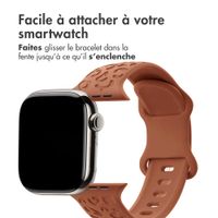 imoshion Bracelet en silicone imprimé léopard Apple Watch | 38/40/41/42 mm - Marron