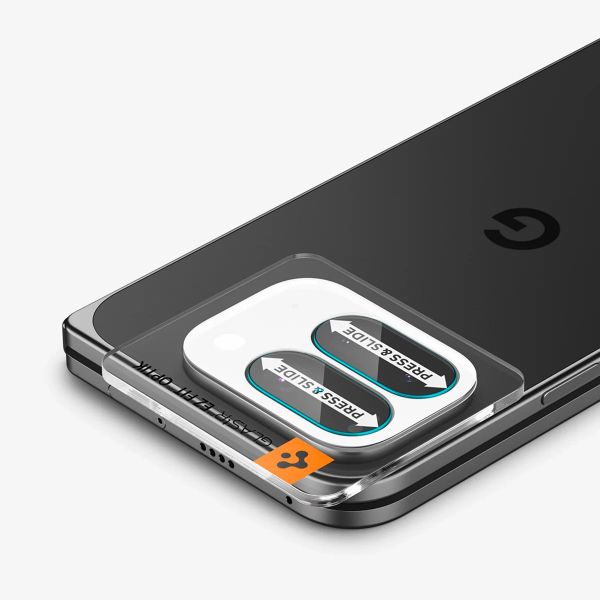 Spigen Optik Pro EZ Fit Lens Protector - Protection d'objectif de caméra (lot de 2) Google Pixel 10 Pro Fold - Crystal Clear