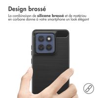 imoshion Coque Brushed Motorola Edge 60 Fusion - Noir