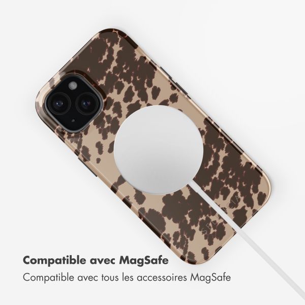 Selencia Coque arrière Vivid avec MagSafe Apple iPhone 15 - Country Moo'd