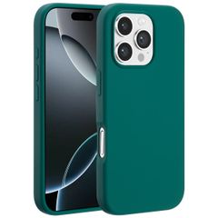 Accezz Coque Liquid Silicone avec MagSafe Apple iPhone 16 Pro Max - Forest Green