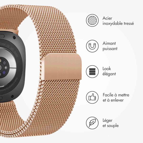 imoshion Bracelet magnétique milanais Samsung Galaxy Watch Ultra (2024/2025) - Rose Doré