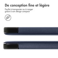 imoshion Coque tablette Trifold Apple iPad 11 (2025) 11 pouces A16 / iPad 10 (2022) 10.9 pouces - Bleu