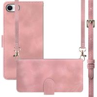 imoshion Etui de télephone portefeuille avec cordon Apple iPhone SE (2022 / 2020) / 8 / 7 - Rose