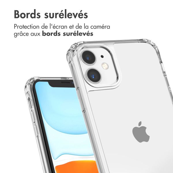 imoshion Coque avec dragonne + bracelet Apple iPhone 11 - Perles Cœurs