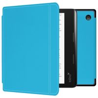 imoshion Étui de liseuse portefeuille Slim Hard Kobo Sage / Tolino Epos 3 - Bleu clair