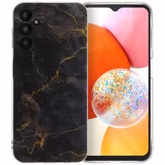 imoshion Coque Design Samsung Galaxy A14 (5G/4G) - Black Marble