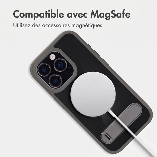 Accezz Coque arrière Hold avec MagSafe Apple iPhone 16 Pro - Grey