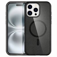 imoshion Coque Pailletée avec MagSafe Apple iPhone 16 Pro Max - Glitter Noir