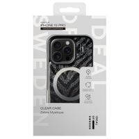iDeal of Sweden Coque MagSafe transparente limitée Apple iPhone 15 Pro - Zebra Mystique
