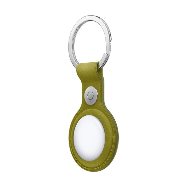 Apple Porte-clés en tissage fin AirTag - Chartreuse