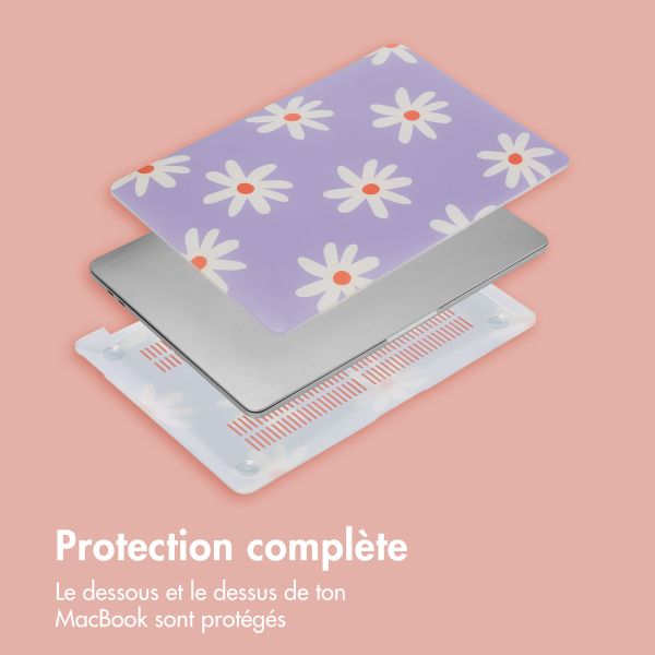 imoshion Coque Design Laptop Apple MacBook Pro 16 pouces (2021 / 2023 M3 / 2024 M4 / 2026 M5) - Flowers Distance