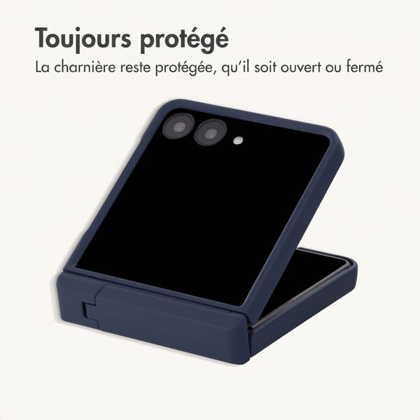 imoshion Color Backcover avec support Samsung Galaxy Z Flip 8 - Bleu foncé