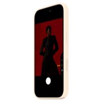 Apple Coque en silicone avec MagSafe Apple iPhone 17 Pro Max - Vanilla