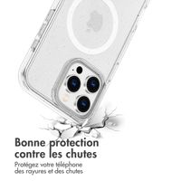 imoshion Coque Pailletée avec MagSafe Apple iPhone 16 Pro Max - Paillettes Transparent