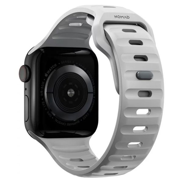 Nomad Bracelet Sport FKM Apple Watch | 38/40/41/42 mm - Lunar Gray