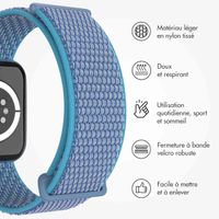 imoshion Bracelet en nylon Apple Watch | 38/40/41/42 mm - Marine Blue